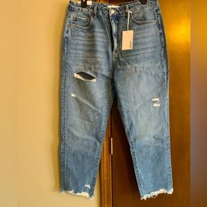 NEW NEVER WORN Vervet Emma Mom crop jeans